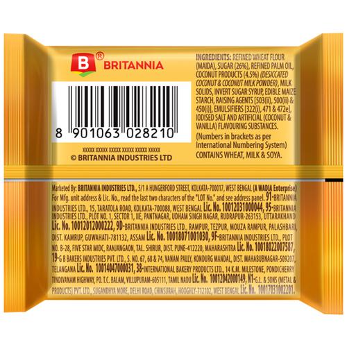 Britannia Nice Time Sugar Showered Coconut Biscuit, 59.4 g