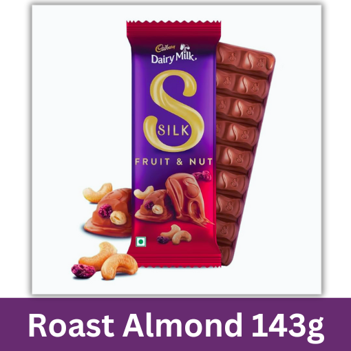CADBURY SILK ROAST ALMOND 143G