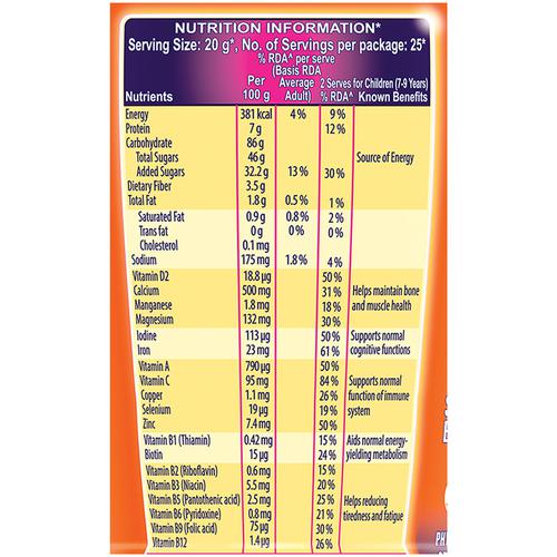 CADBURY BOURN VITA 500G