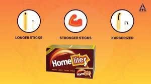 Matchbox/Matchsticks Homelit -Matchbox/Matchsticks Homelit, Pack of 50 Boxes, 42 Matchsticks per Box, Total 2100 Matchsticks- Kitchen and Puja Lighting...