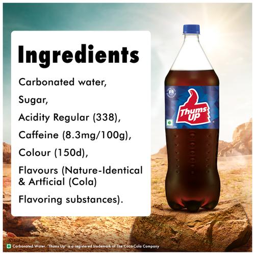 Thums Up Soft Drink, 2 L PET Bottle