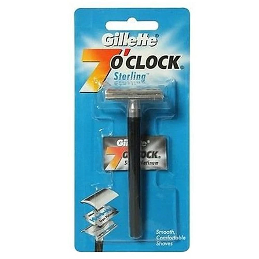 Gillette 7 O Clock Razor - Sterling, 1 pc