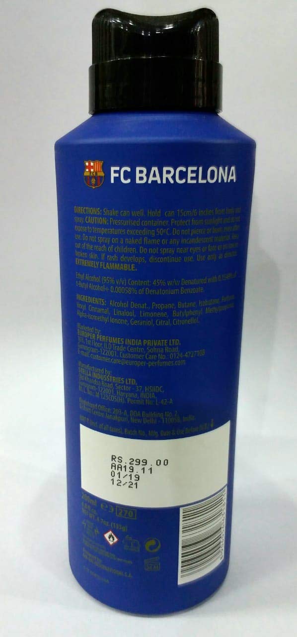 FCB BODY SPREY DEO200ML