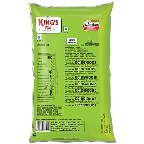 KINGS SOYA OIL 1L