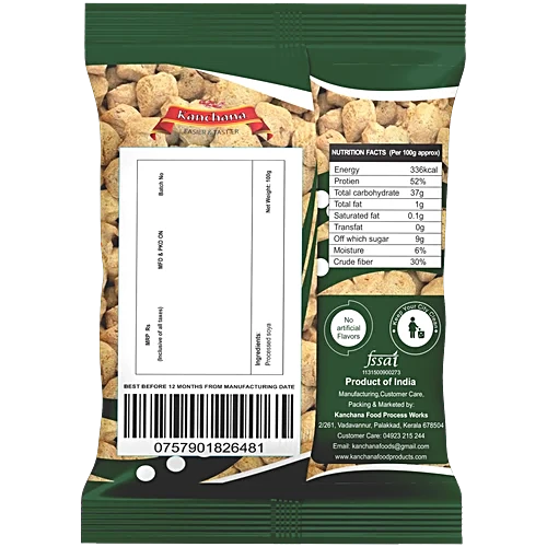 Kanchana Soya Chunks, 100 g Pouch