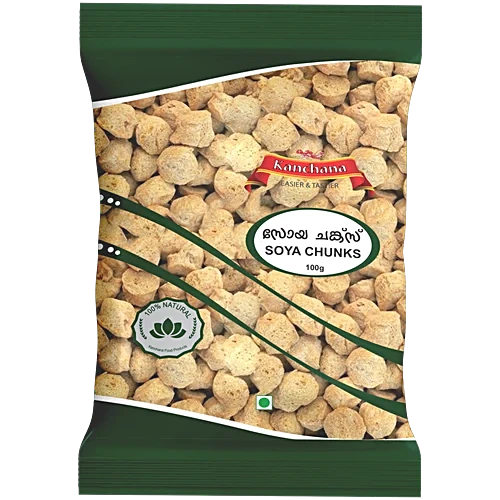 Kanchana Soya Chunks, 100 g Pouch