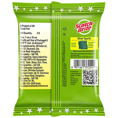 Scotch Brite Silver Sparks Scrub Pad