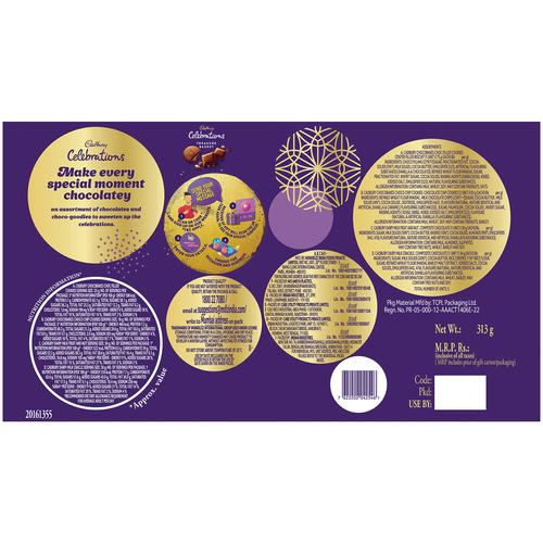 CADBURY CELEBRATION TREASURE BASKET 313G