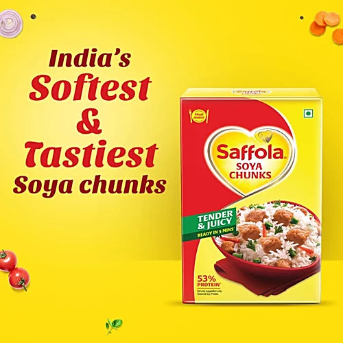 Saffola Soya Chunks, 400 g Pouch