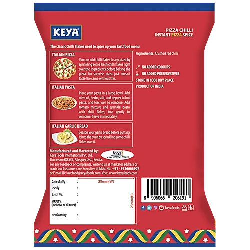 KEYA PIZZA CHILLI 10G