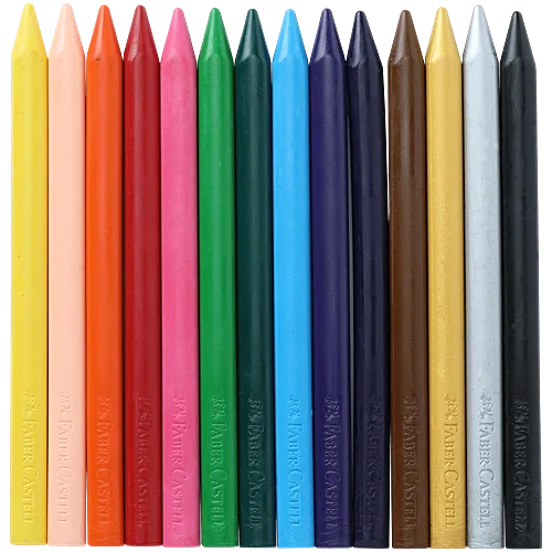 FC 14 ERASABLE PLASTIC CRAYONS