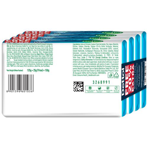 DETTOL ICY COOL SOAP 125G+25G