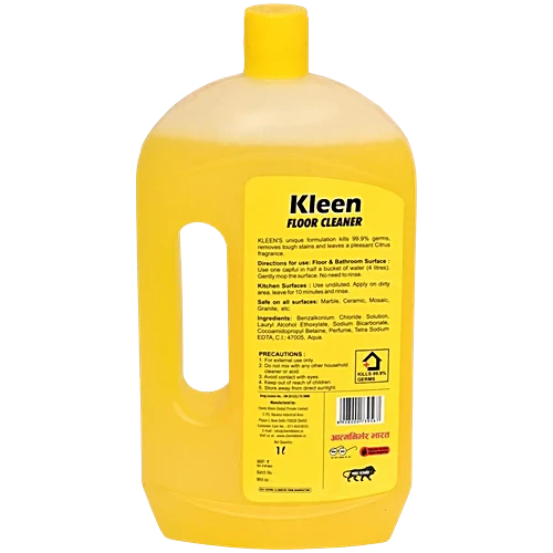 KLENX LEMON FLOOR CLEANER 1 LTR