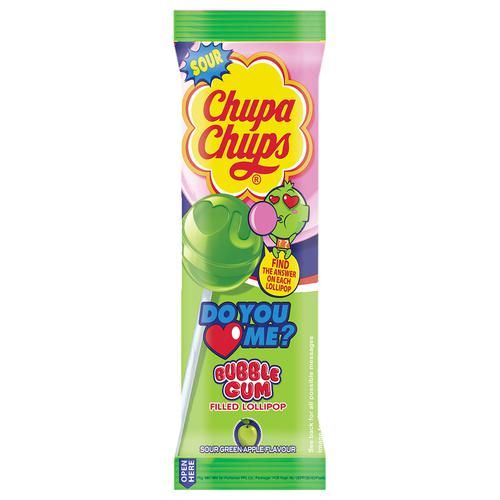 Chups Chups bubble gum filled lollipop 12g