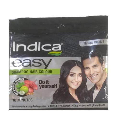 Indica Easy Mini Hair Color Natural Black, 18ml