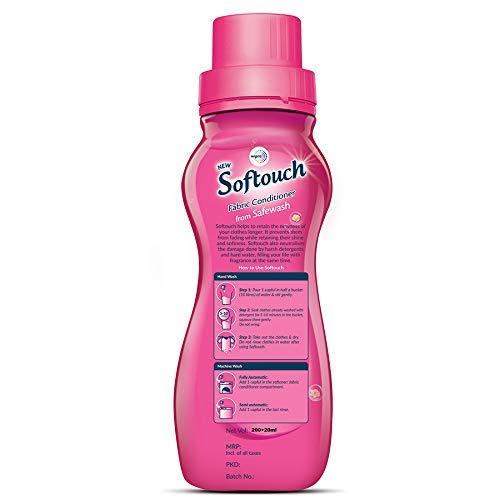 Softouch Fabric Conditioner Garden Bouquet, 220 ml