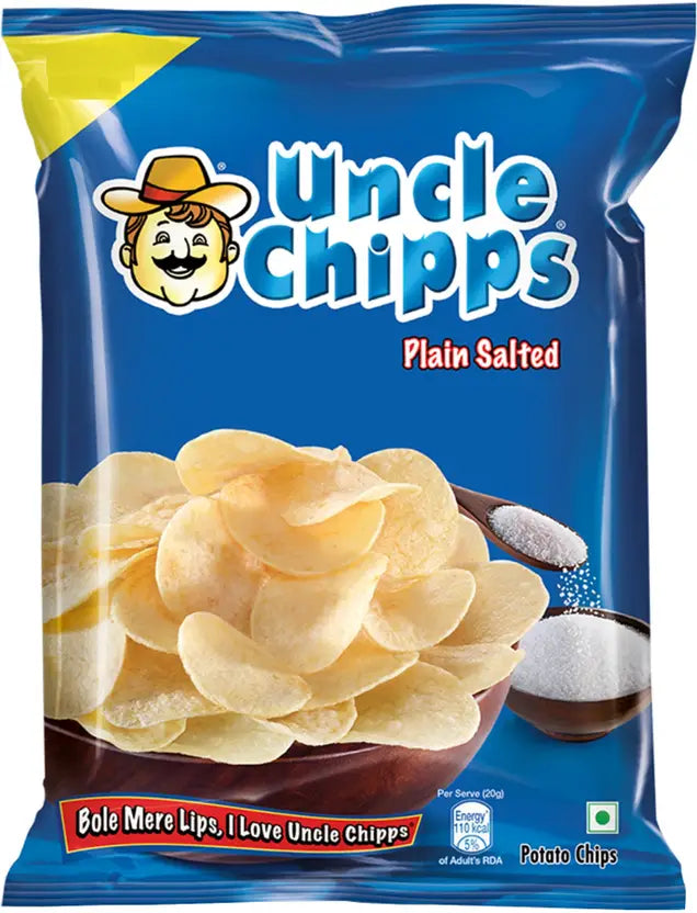 Uncle chipps plan salted 24g