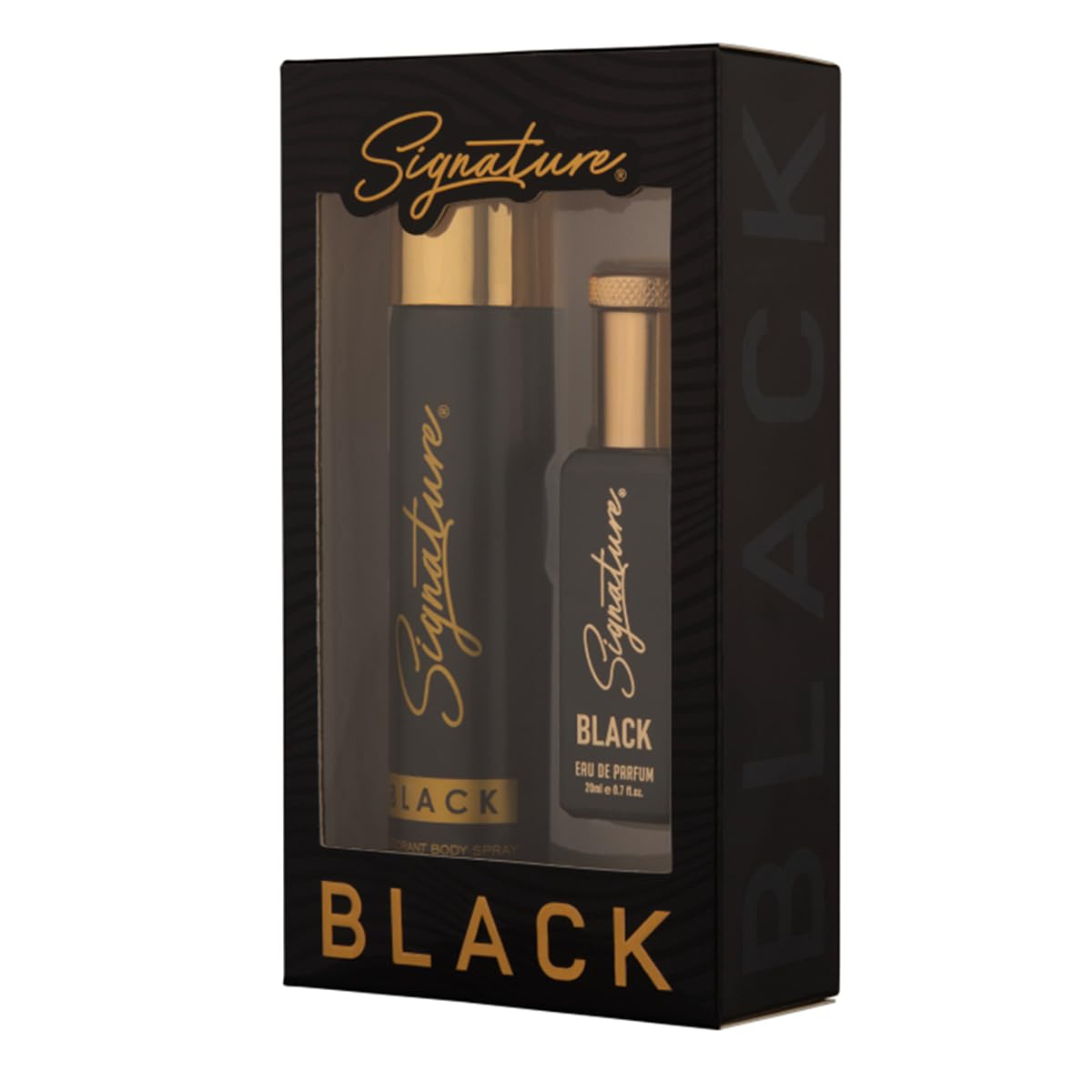 Signature Black Perfume & Deodorant Gift Set