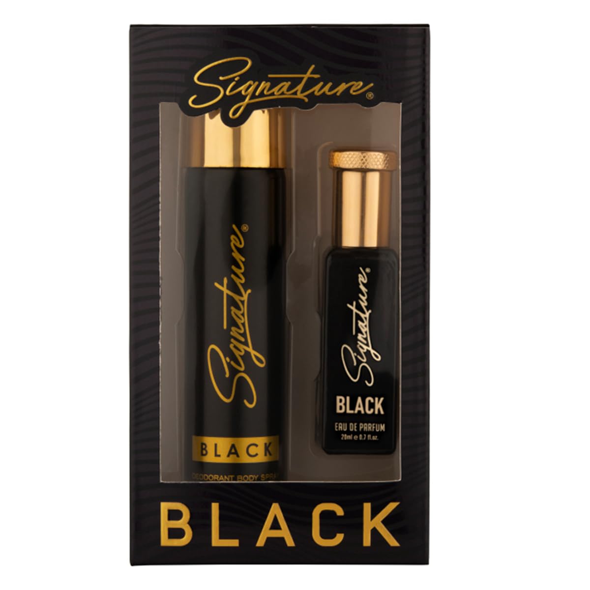 Signature Black Perfume & Deodorant Gift Set
