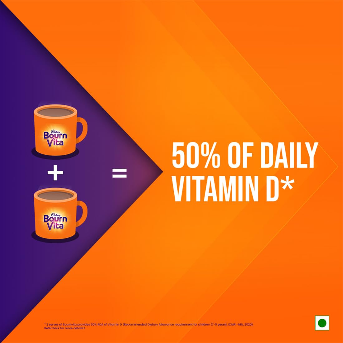 Bournvita Chocolate Nutrition Drink, 500gm Pouch