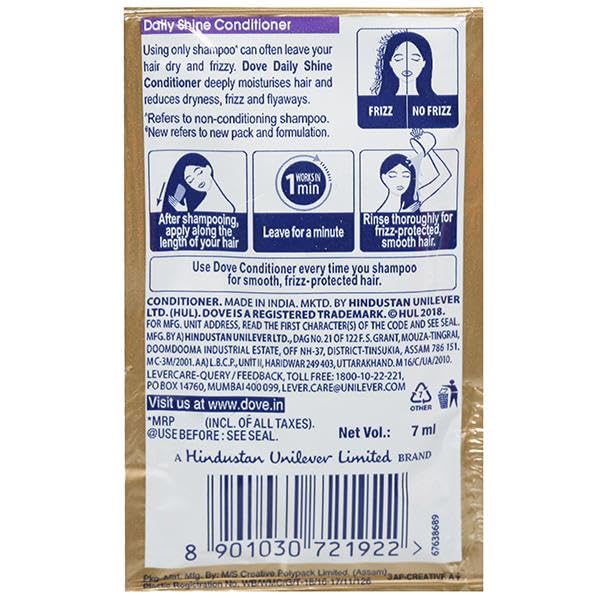 DOVE DAILY SHINE COND 7ML