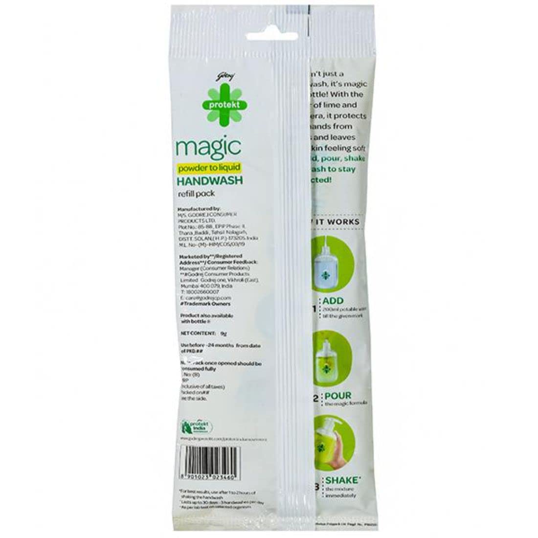 Godrej Protekt Magic Power To Liquid Handwash With Refill