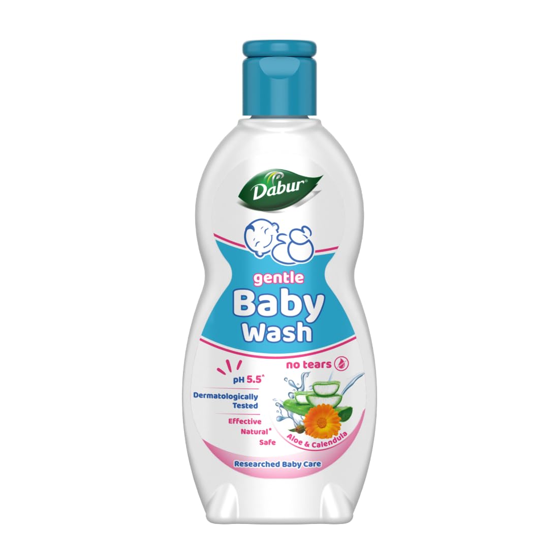 Dabur Baby Gentle Nourishing Shampoo: With No Harmful Chemicals & Tear Free Formula |Contains Aloe Vera & Gooseberry | pH balanced , Hypoallergenic & Dermatologically Tested with No Paraben & Phthalates -500 ml