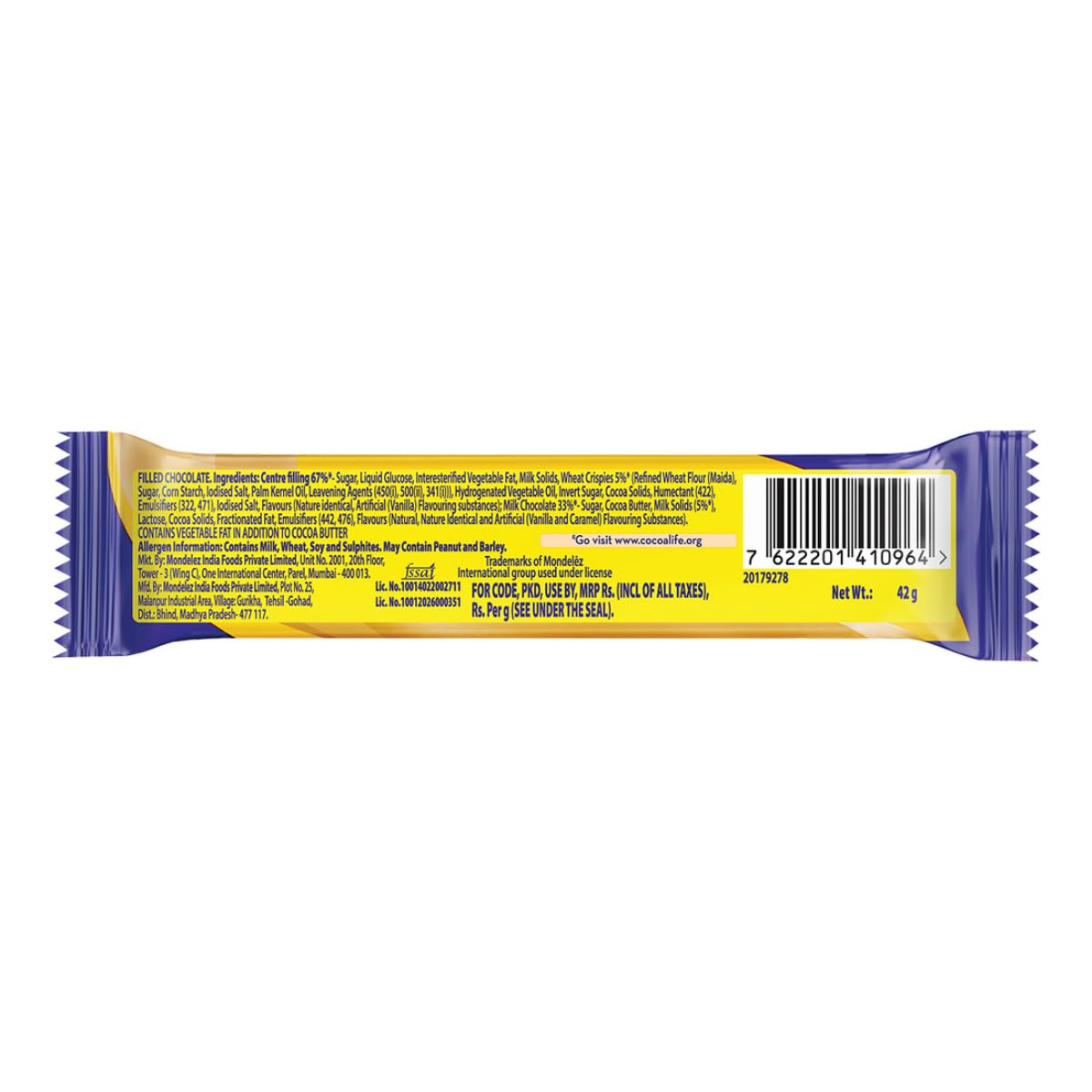 Cadbury 5 Star 3D Chocolate Bar, 22 grams