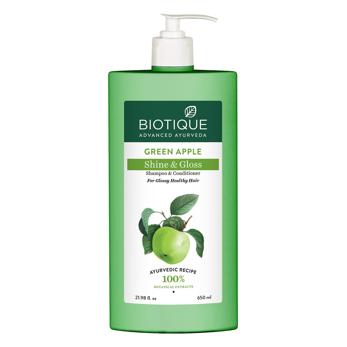BIOTIQUE GREEN APPLE SHINE & GLOSS SHampoo