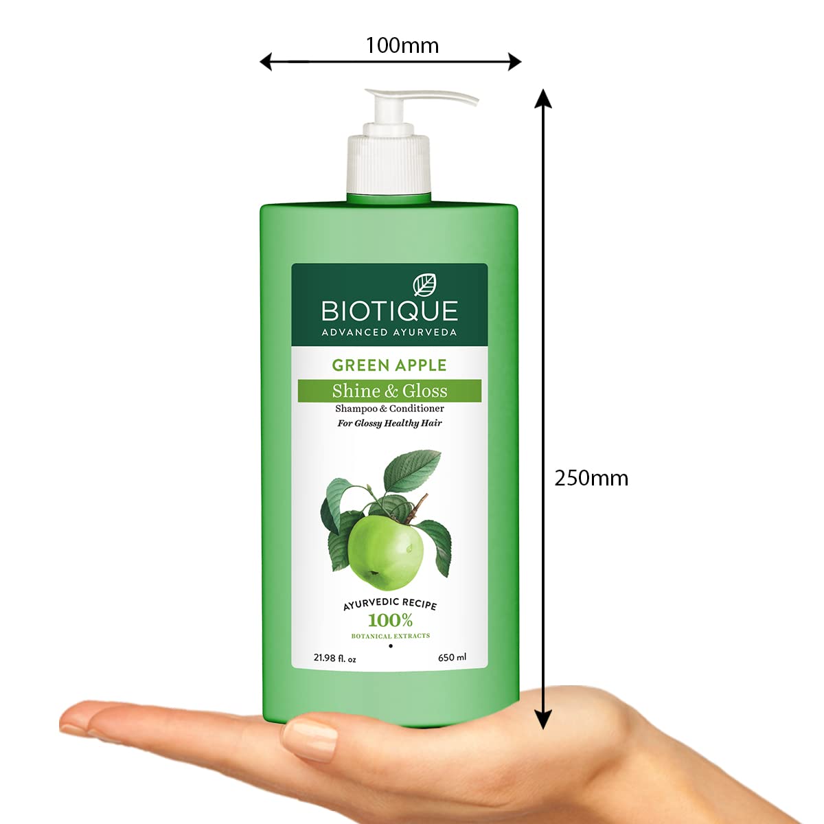 BIOTIQUE GREEN APPLE SHINE & GLOSS SHampoo