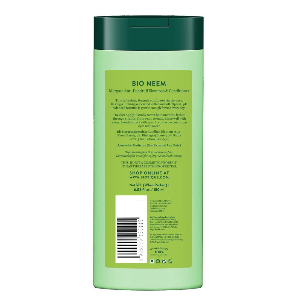 BIO. FRESH NEEM ANTI DANDRUFF SHAMPO