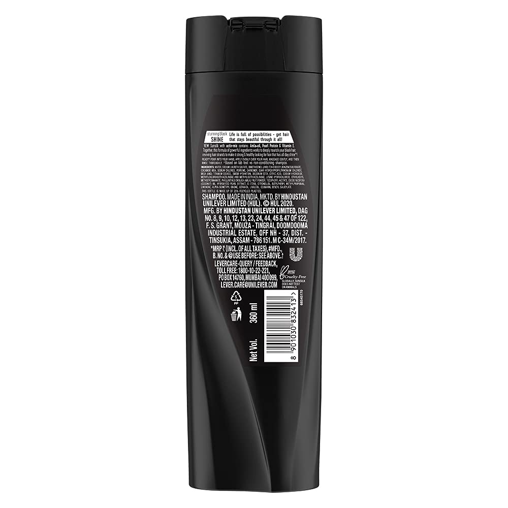 SUNSILK BLACK SHINE SHMP 360ML