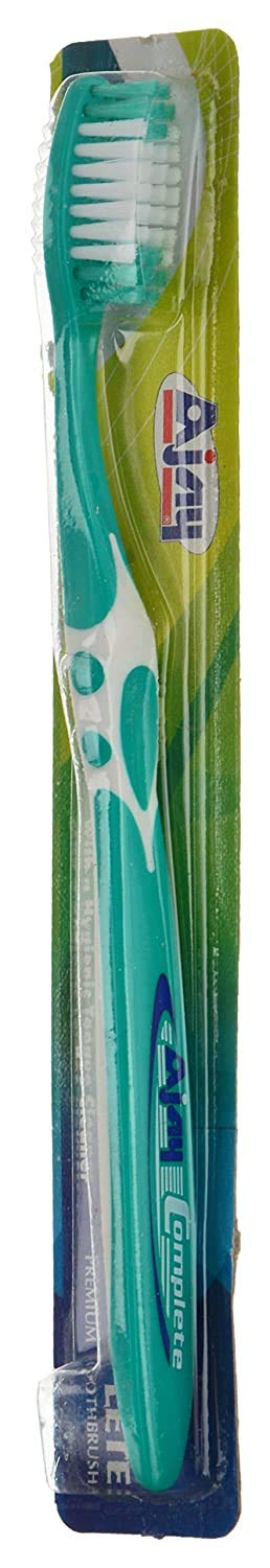 Ajay Plastic Complete Manual Toothbrush (Medium) - Set of 12