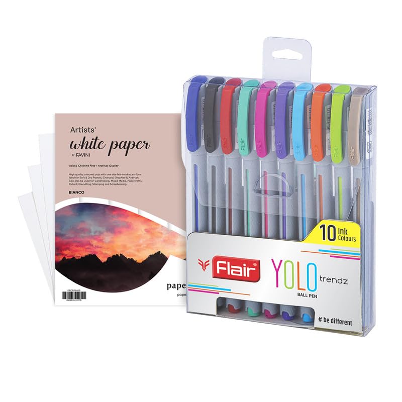FLAIR YOLO BALL PEN 10 COLOURS