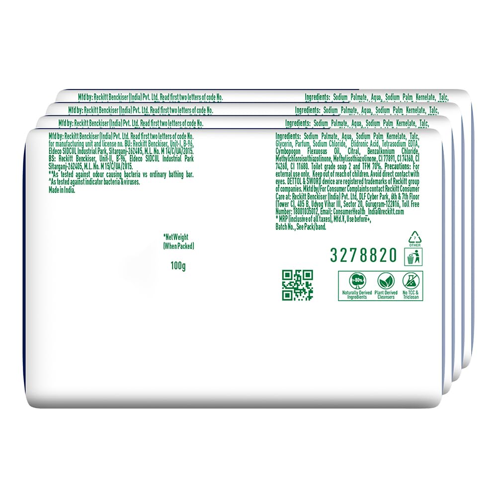 DETTOL COLOGNE FRESH SOAP 400G