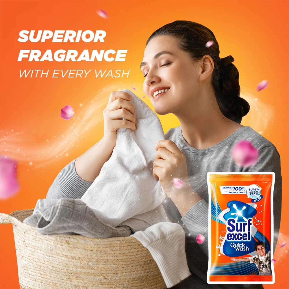 Surf Excel Quick Wash Detergent Powder 1 kg