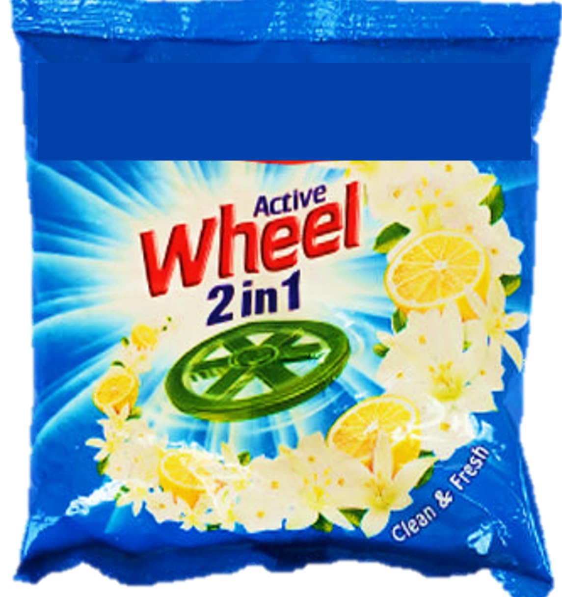 Wheel Active 2 In 1 Lemon And Jasmin Detergent Powder 100g