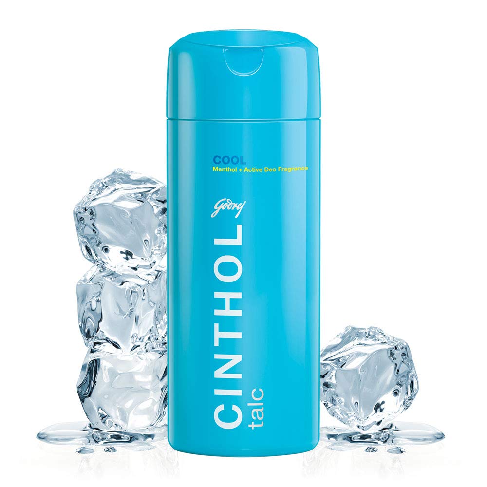 Cinthol Godrej Cool Talcum Powder (Pack of 300g) | Superior Germ Protection | Insta Deo Fragrance Roll over image to zoom in Cinthol Godrej Cool Talcum Powder (Pack of 300g) | Superior Germ Protection