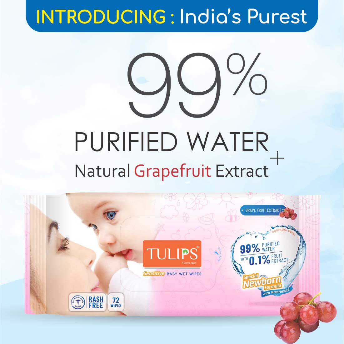 TULIPS WET WIPES