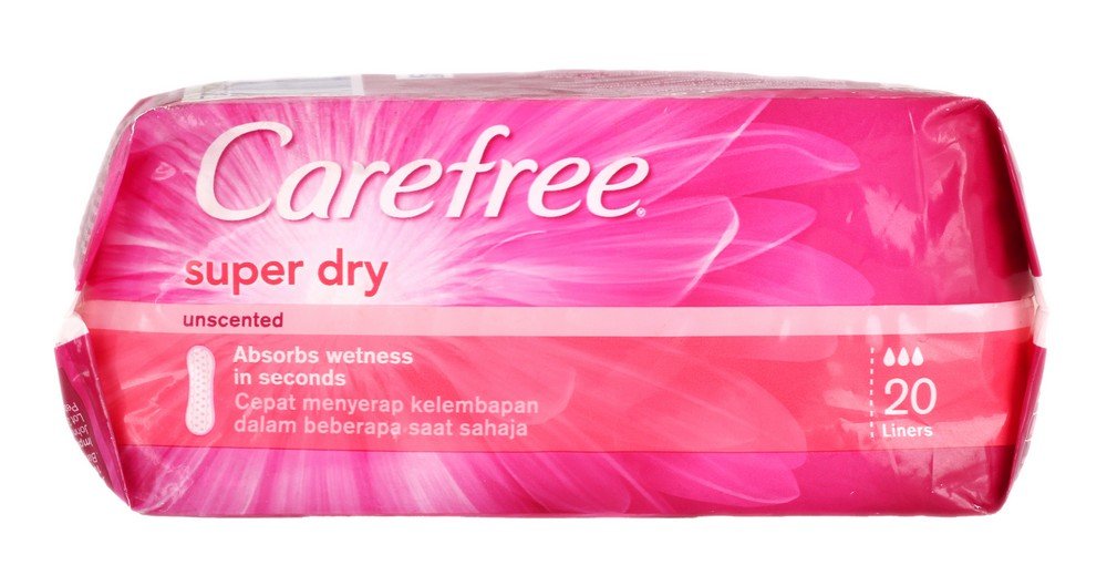 Carefree Super Dry Panty Liners - 20 Piece (Pack of 1)