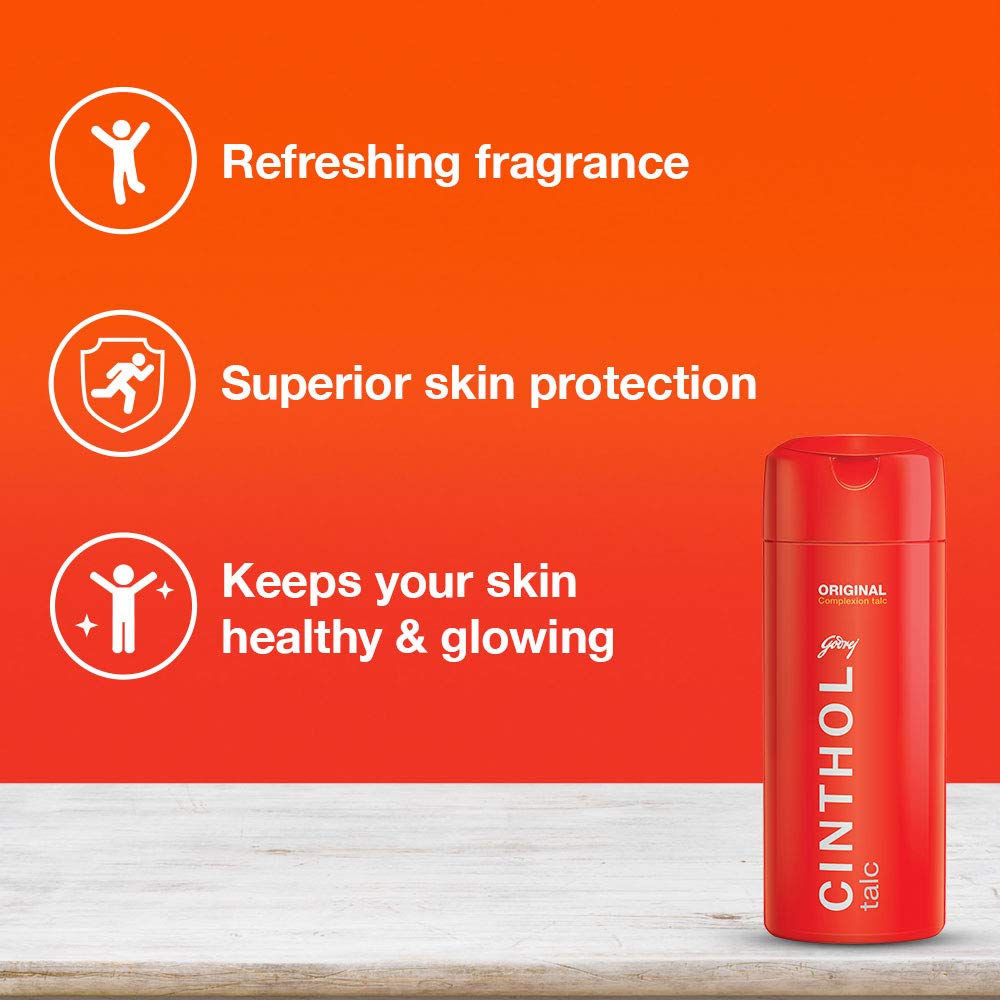 Cinthol Godrej Original Talc, Pack of 300g powder