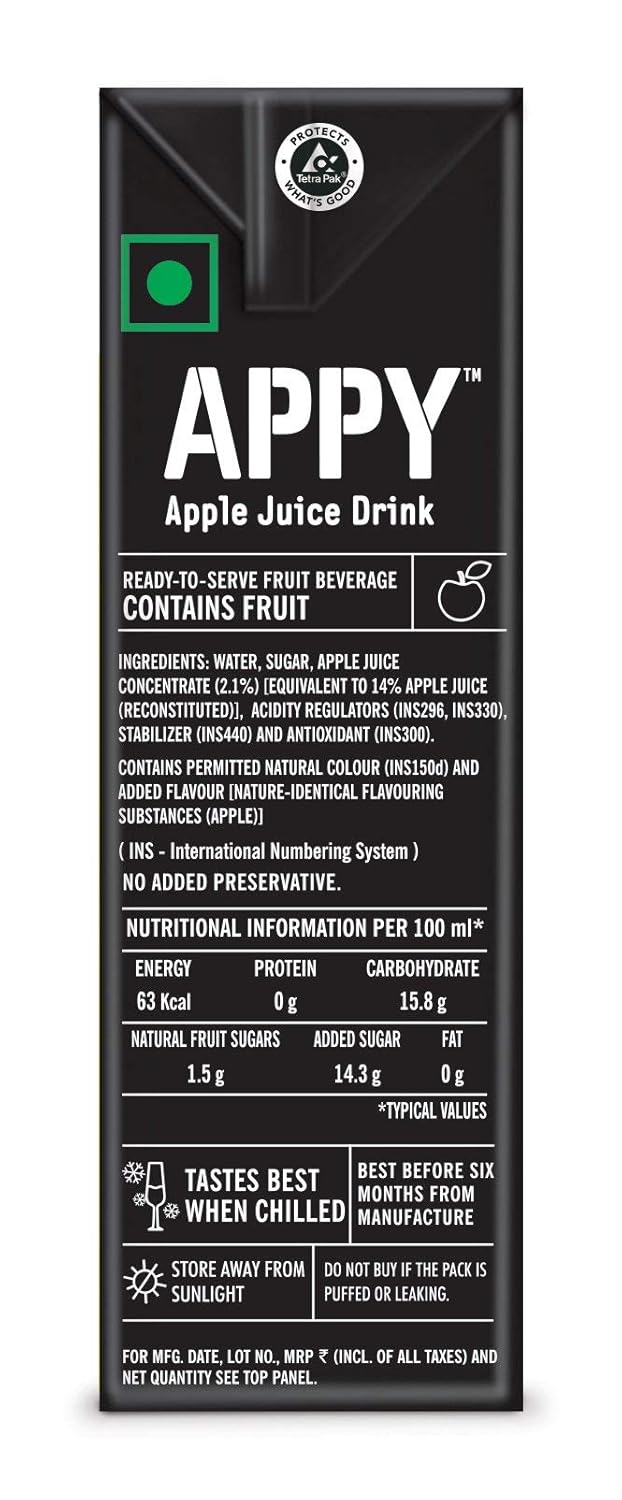 APPY APPLE JUICE DRINK 200ML