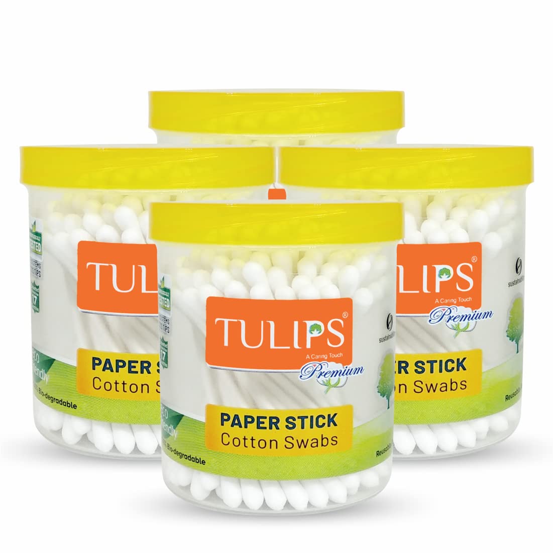 TU paper stick cotton swabs