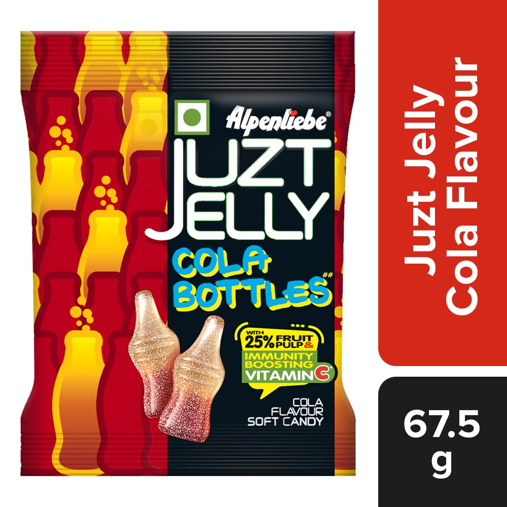 Alpenliebe Juzt Jelly Cola Flavour Bottles