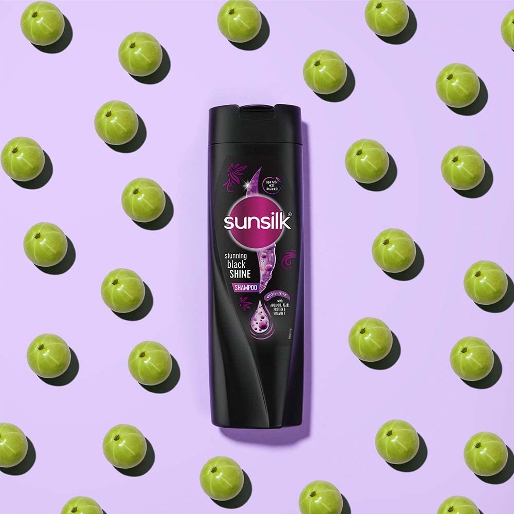 SUNSILK BLACK SHINE SHMP 360ML