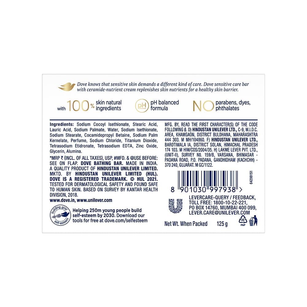 DOVE ADV SENSITIVE CARE 125G