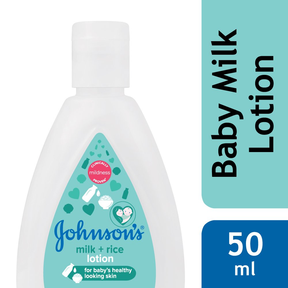 Johnson's Baby Milk and Rice Lotion, 50ml