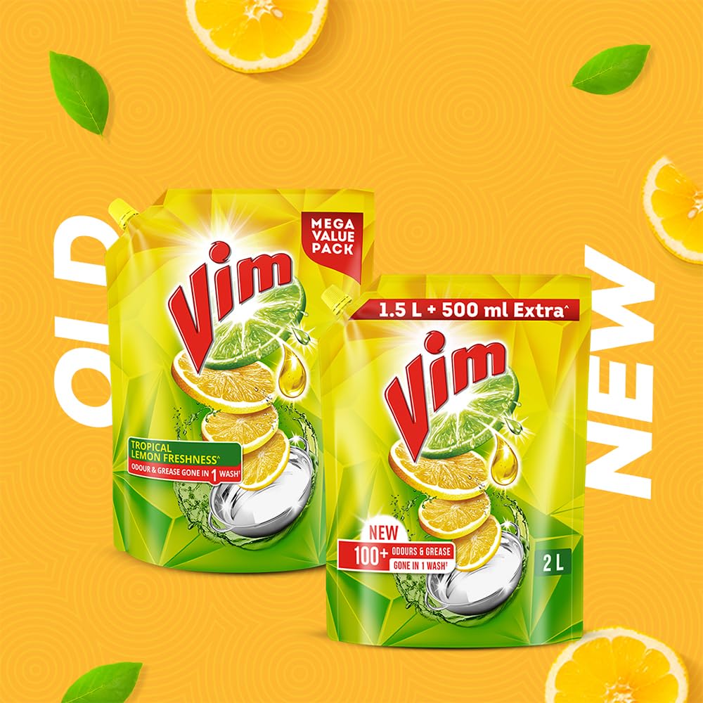 VIM LEMON DISHWASH LIQUID 2L