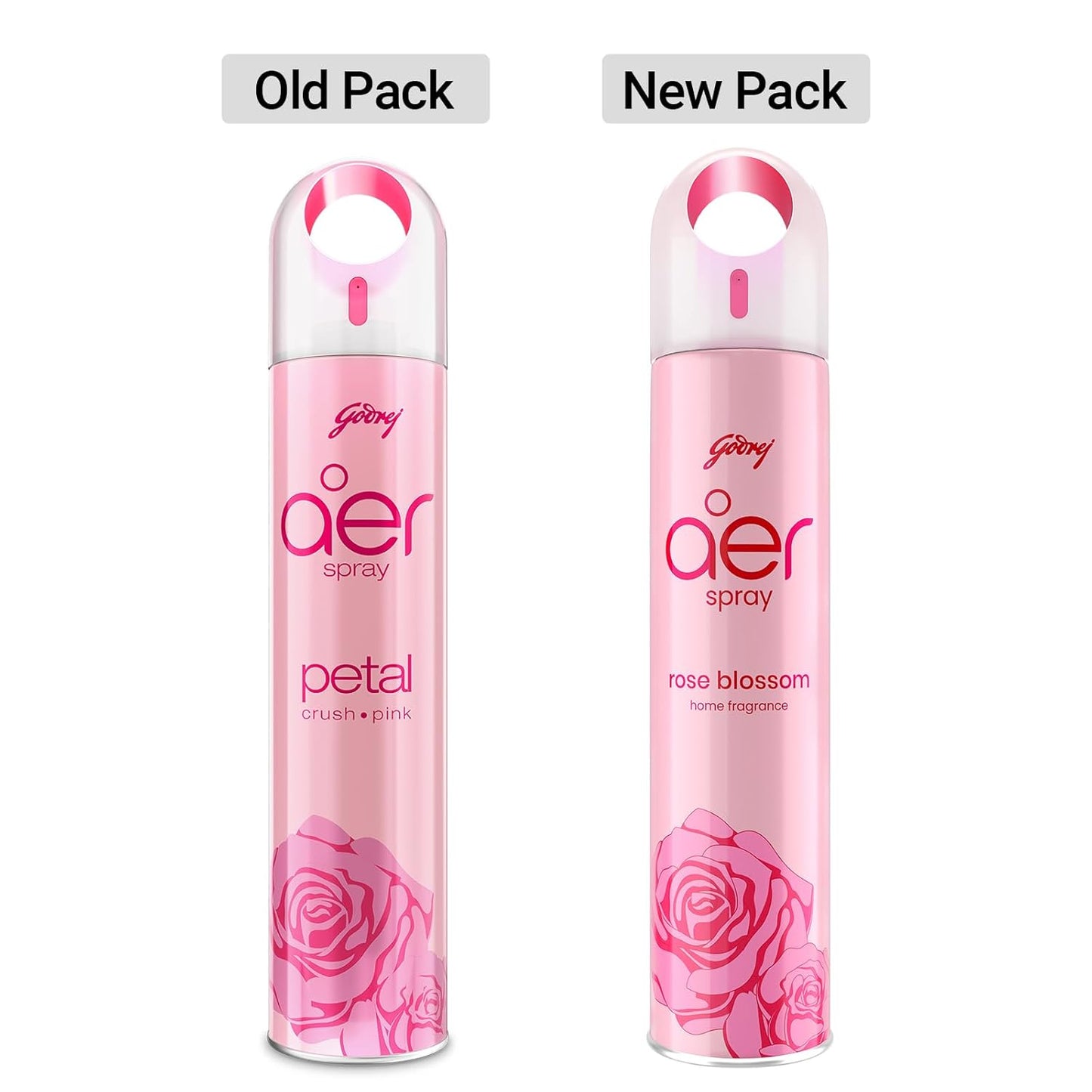 Godrej aer Spray | Room Freshener for Home & Office - Rose Blossom (220 ml) | Long-Lasting Fragrance