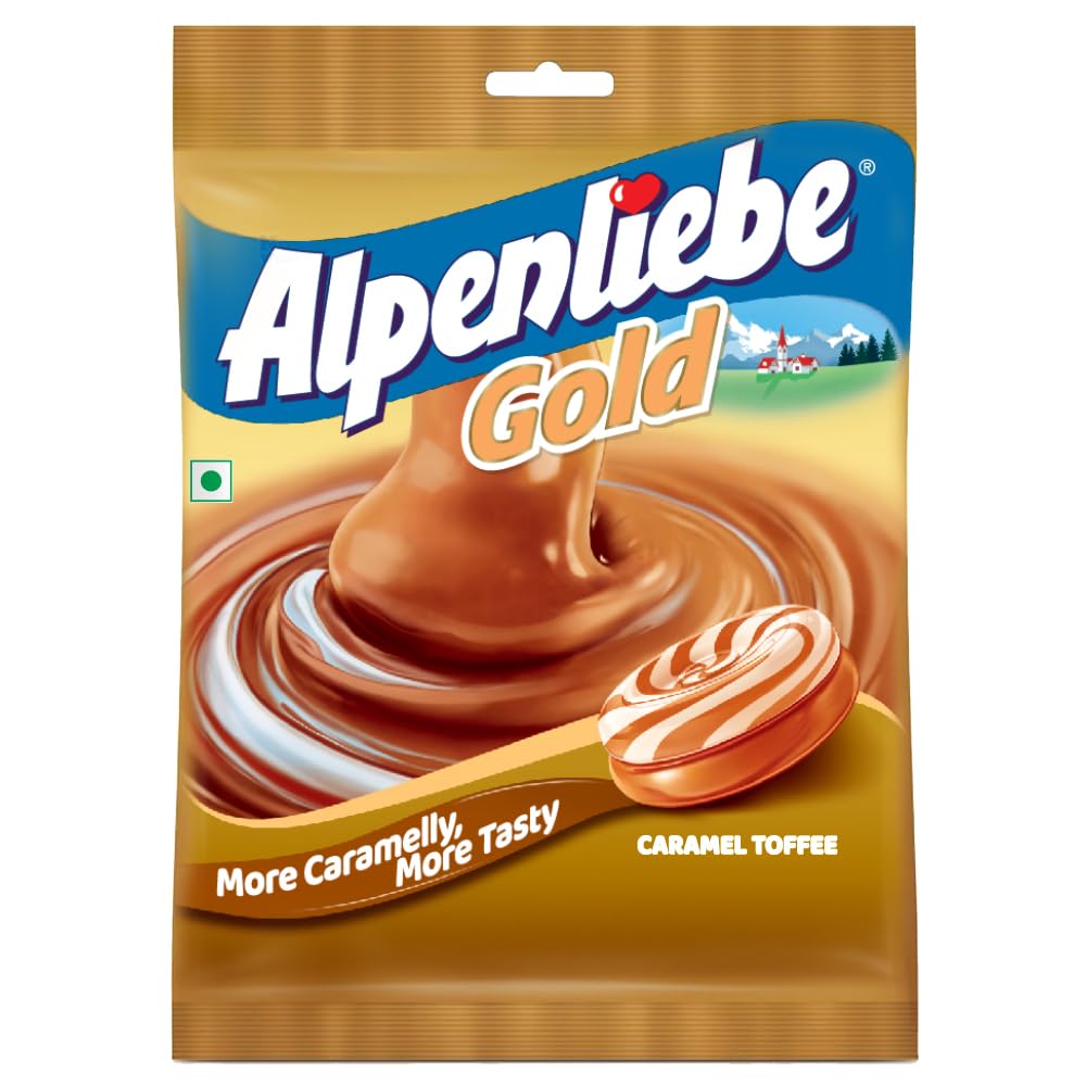 Alpenliebe Gold, Caramel Candy Pouch, 324g